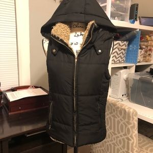 Warm Winter Vest w/ Hood